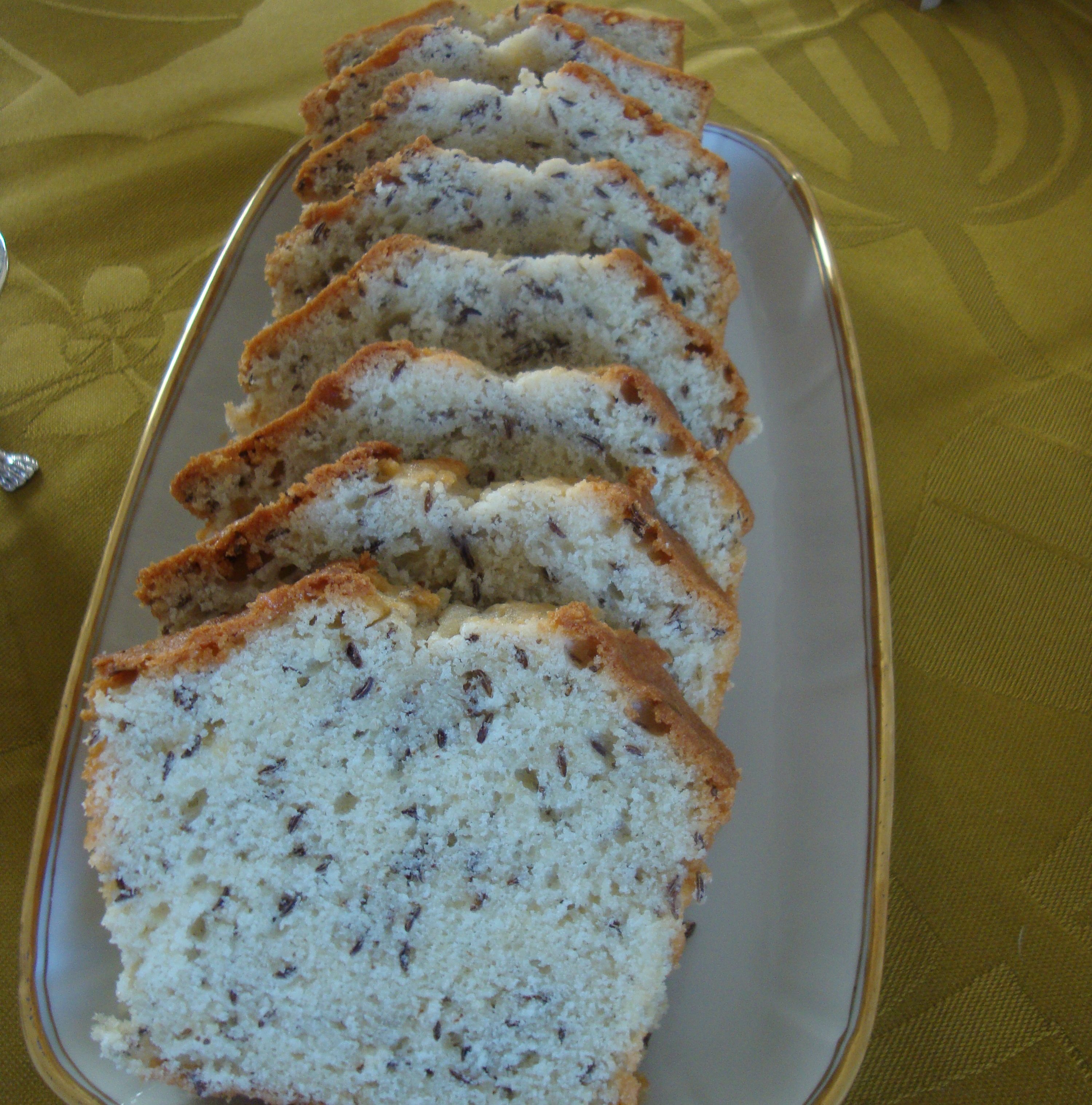 Caraway Seed Cake Engelske Opskrifter Opskrift goffe